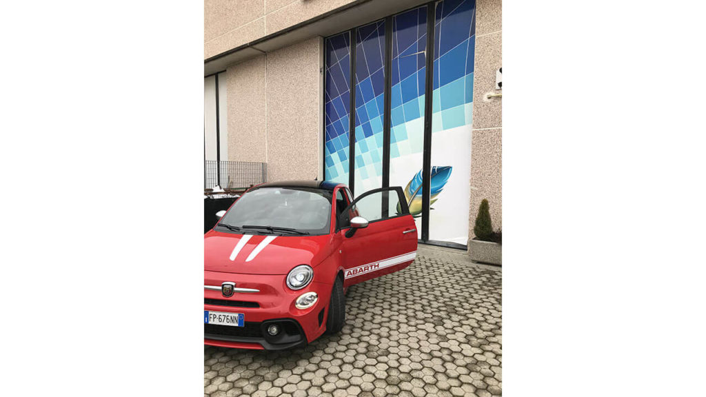 decorazione fiat  personalizzata codogno grafiche borella